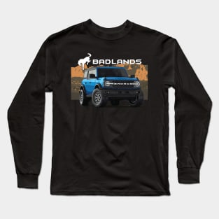 Bronco Badlands 6th Gen Velocity Blue Long Sleeve T-Shirt